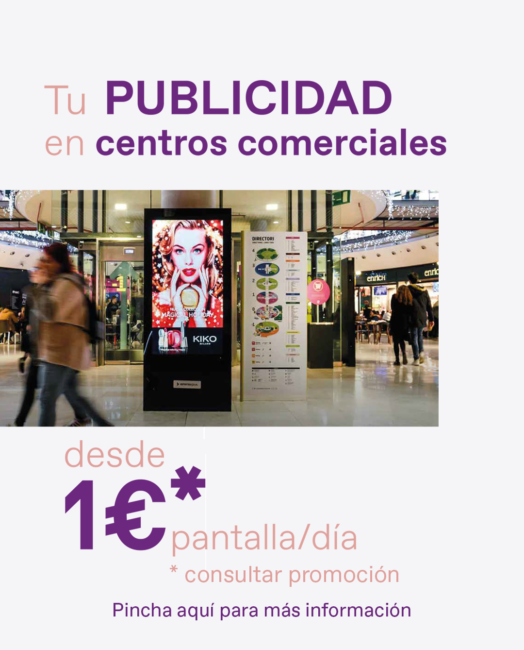 PUBLICIDAD EN CENTROS COMERCIALES